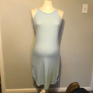 Mom & Co. Maternity Baby Blue Dress